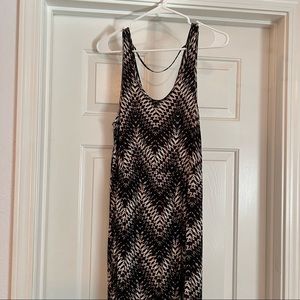Women’s Maxi Patterned Dress with slit - Size M/L